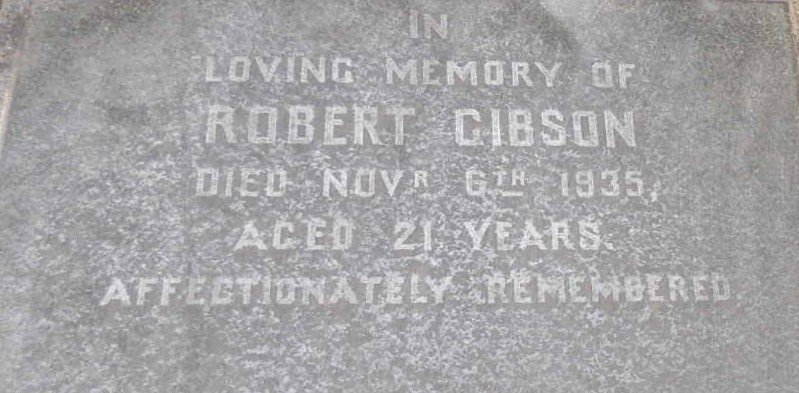 GIBSON Robert -1935