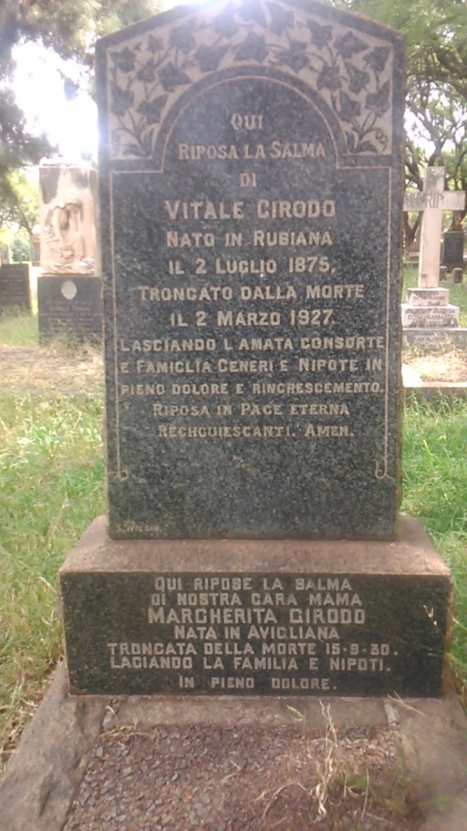 GIRODO Vitale 1875-1927 &amp; Margherita -1930
