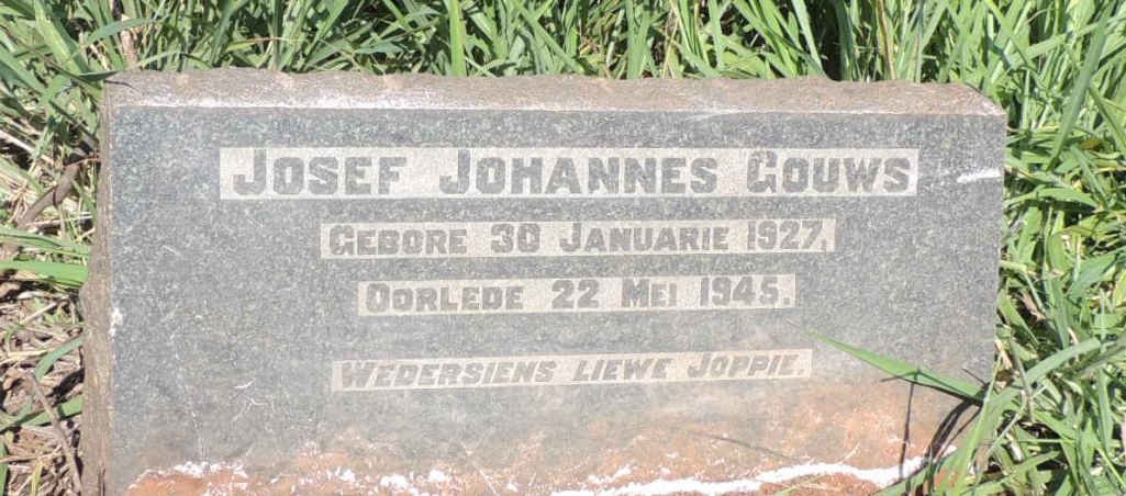 GOUWS Josef Johannes 1927-1945