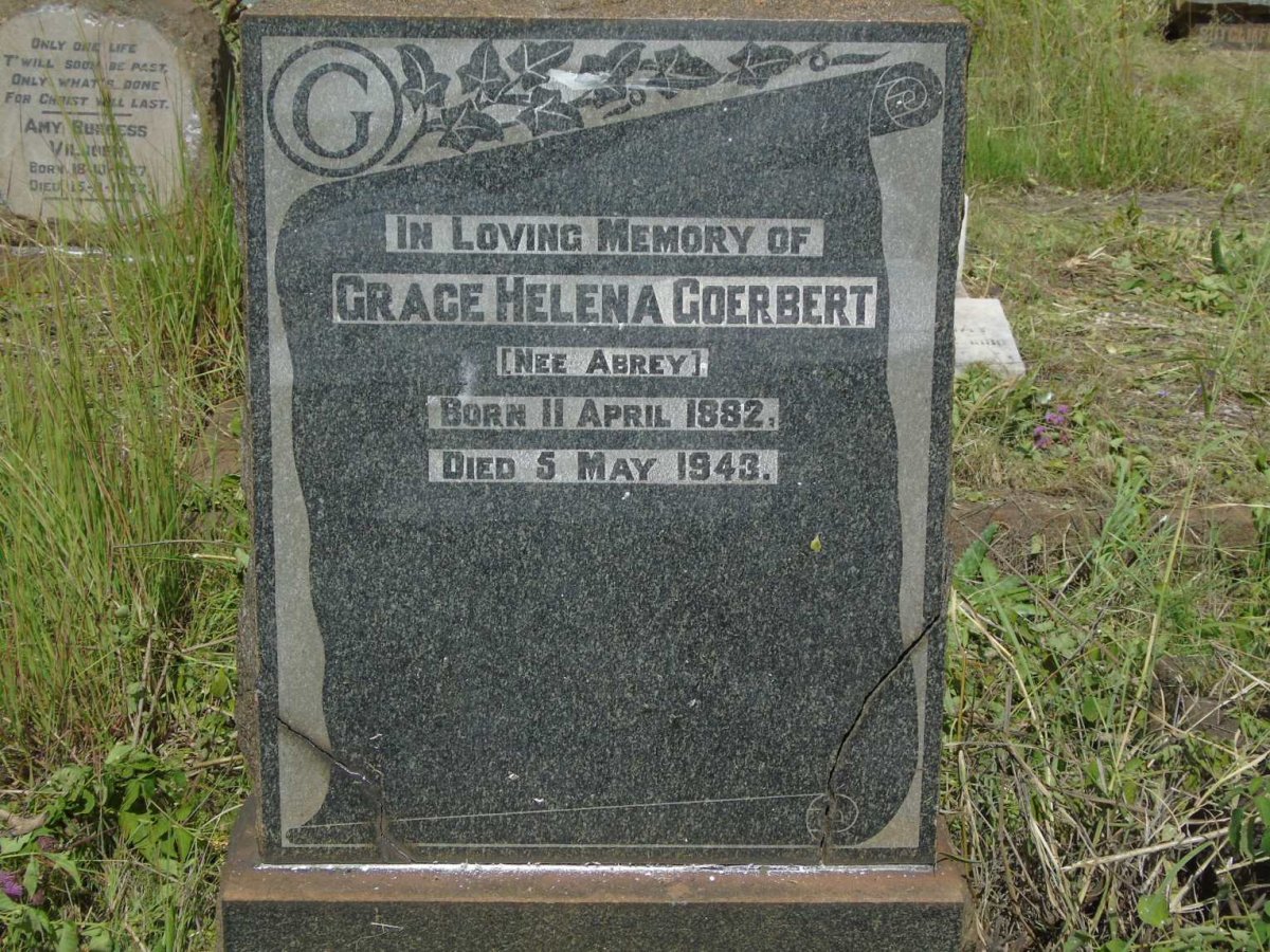 GOERBERT Grace Helena nee ABREY 1882-1943
