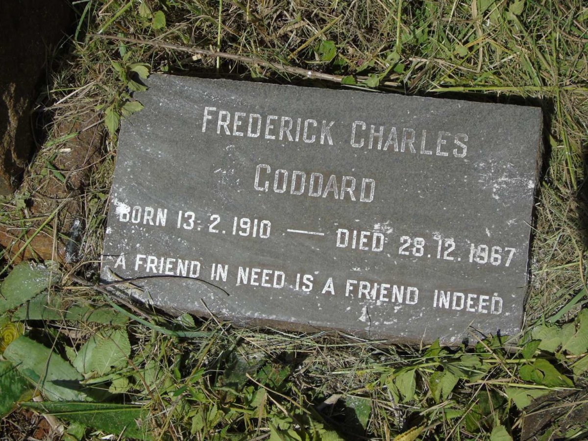 GODDARD Frederick Charles 1910-1967 