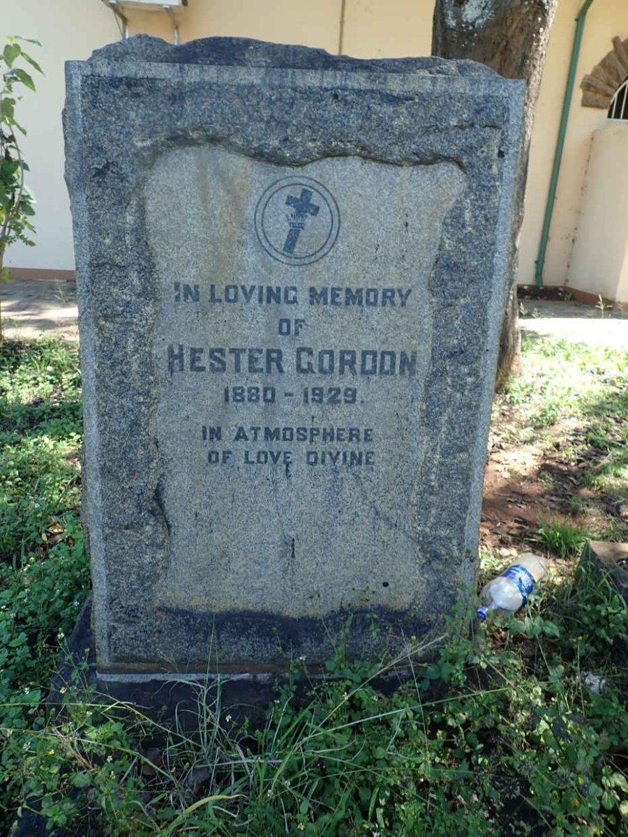 GORDON Hester 1880-1929