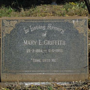 GRIFFITH Mary E. 1884-1956