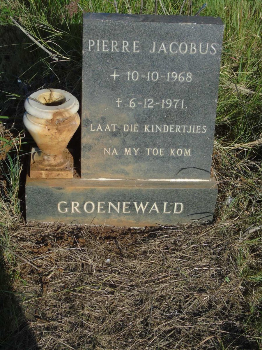 GROENEWALD Pierre Jacobus 1968-1971