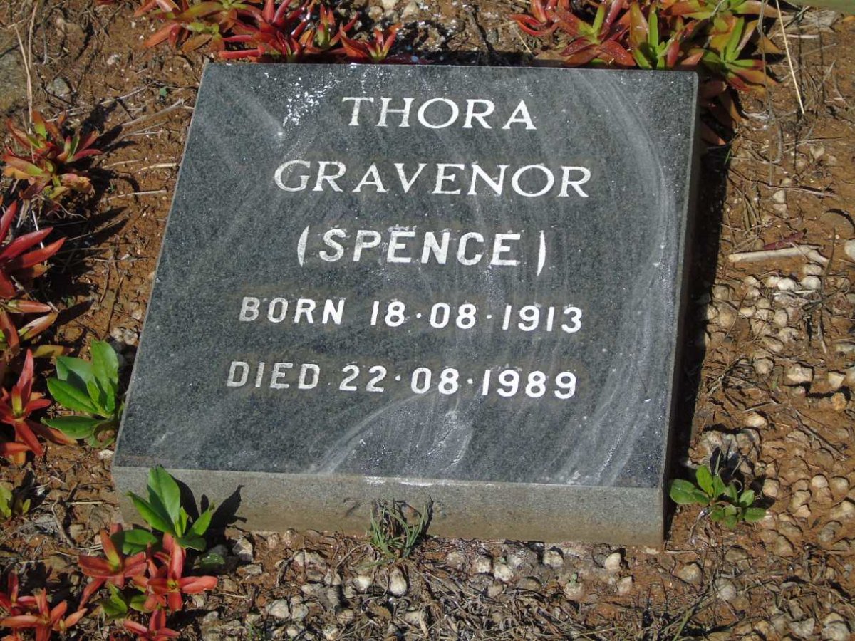 GRAVENOR Thora nee SPENCE 1913-1989