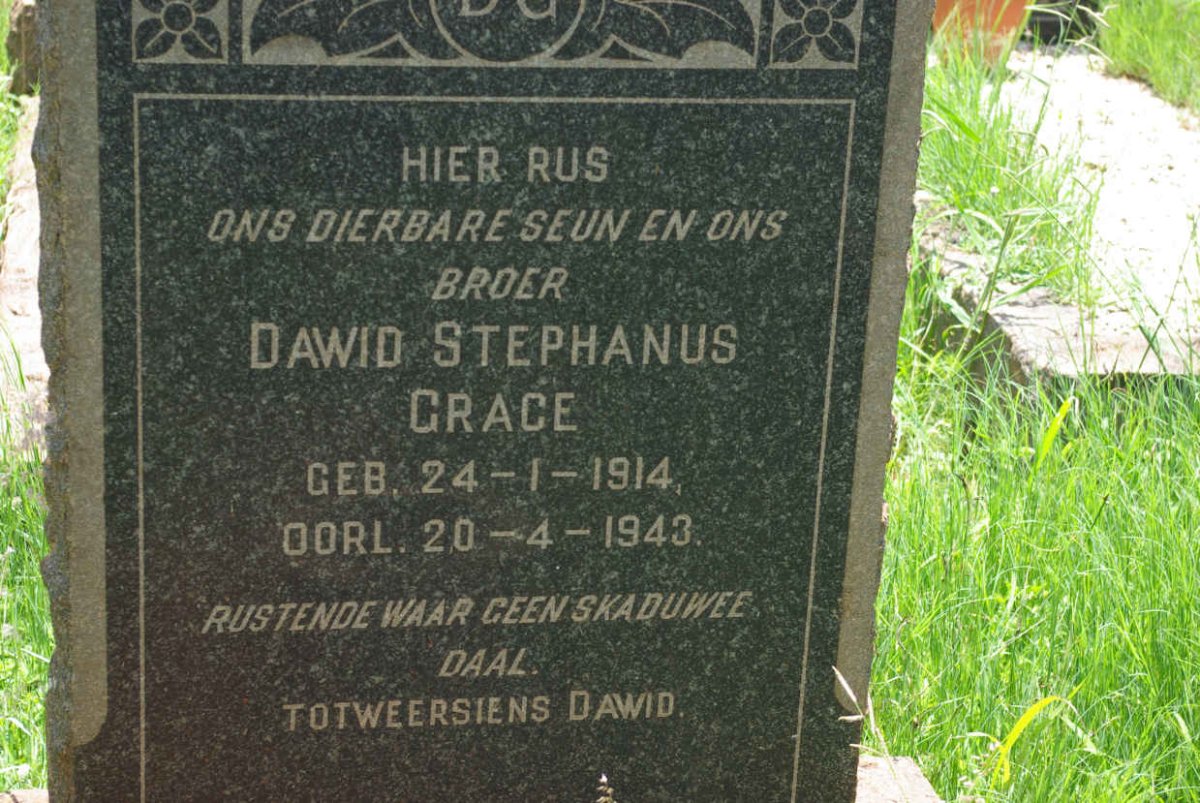 GRACE Dawid Stephanus 1914-1943