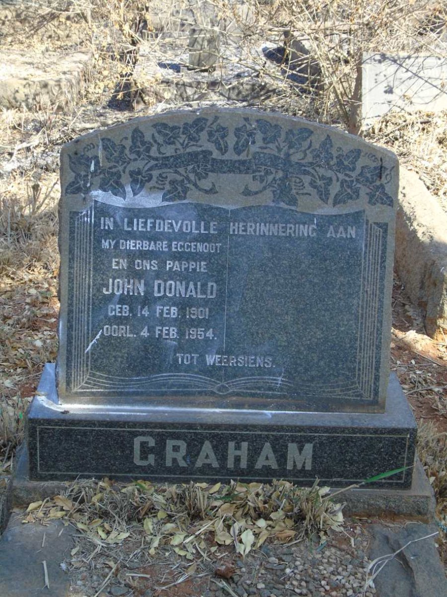 GRAHAM John Donald 1901-1954