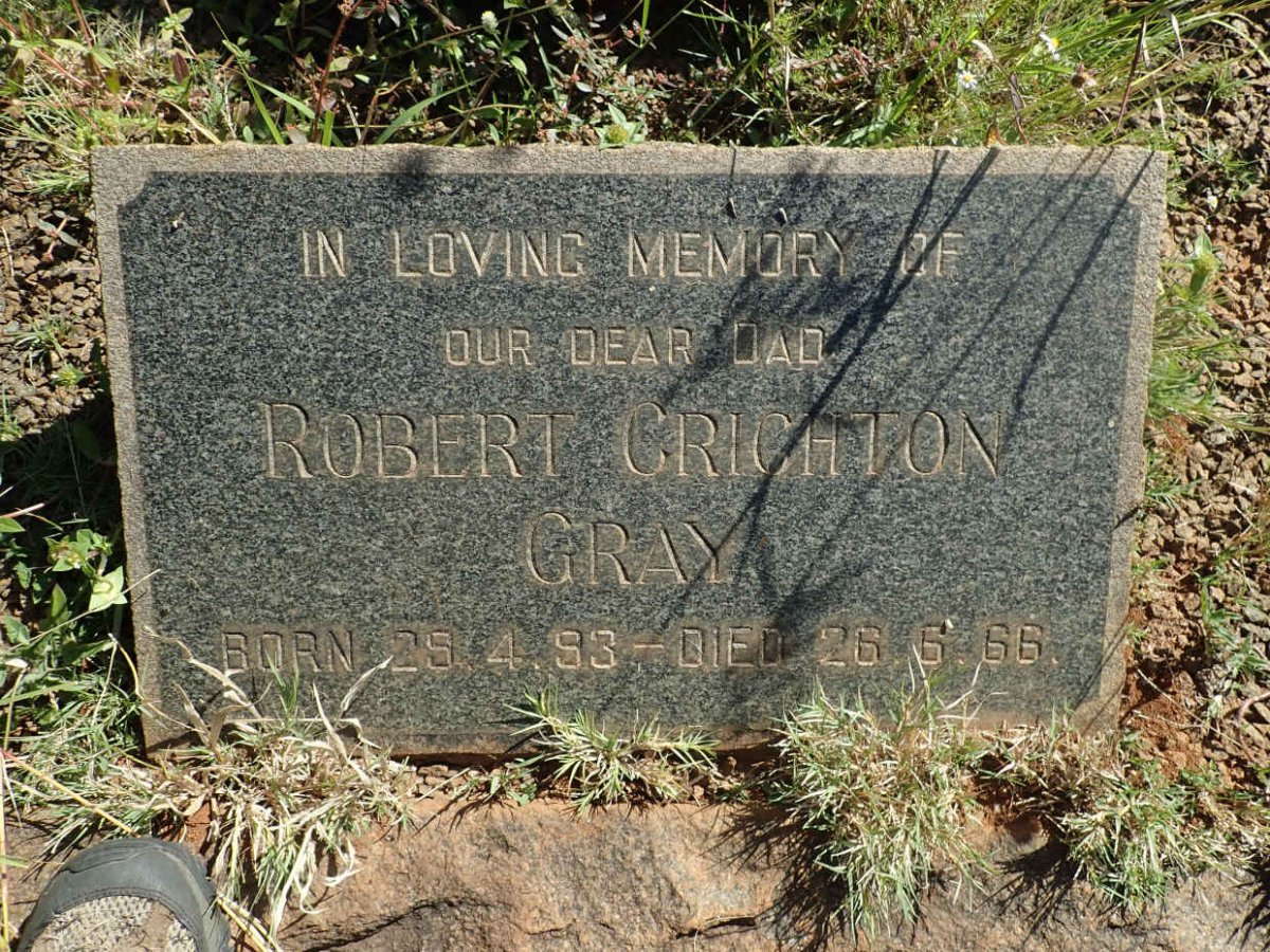 GRAY Robert Crighton 1893-1966
