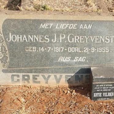 GREYVENSTEIN Johannes J.P. 1917-1955 :: VILJOEN Kotie 1913- 