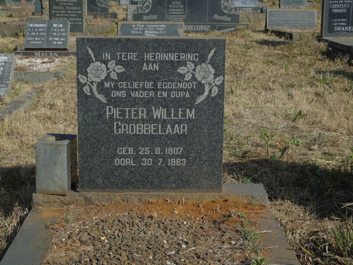 GROBBELAAR Pieter Willem 1907-1963