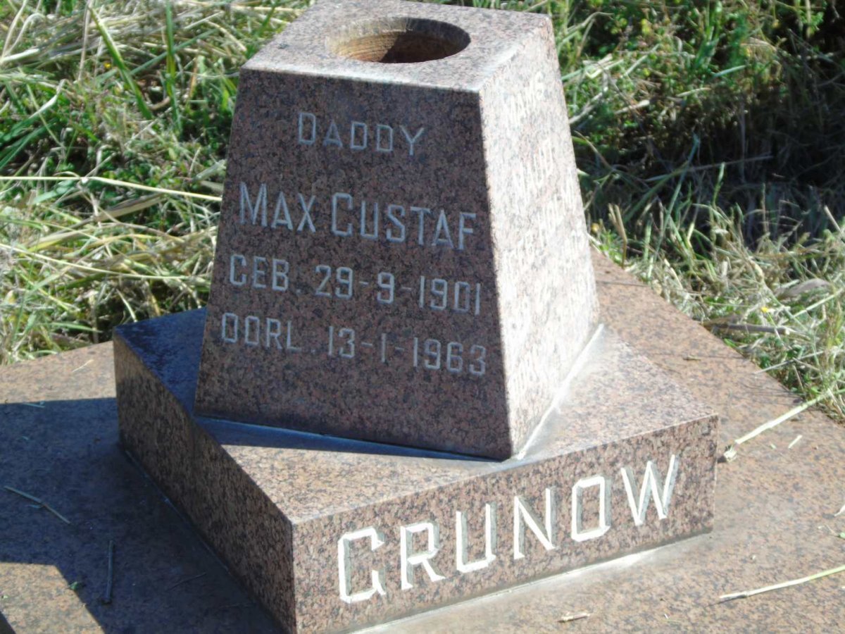 GRUNOW Max Gustaf 1901-1963