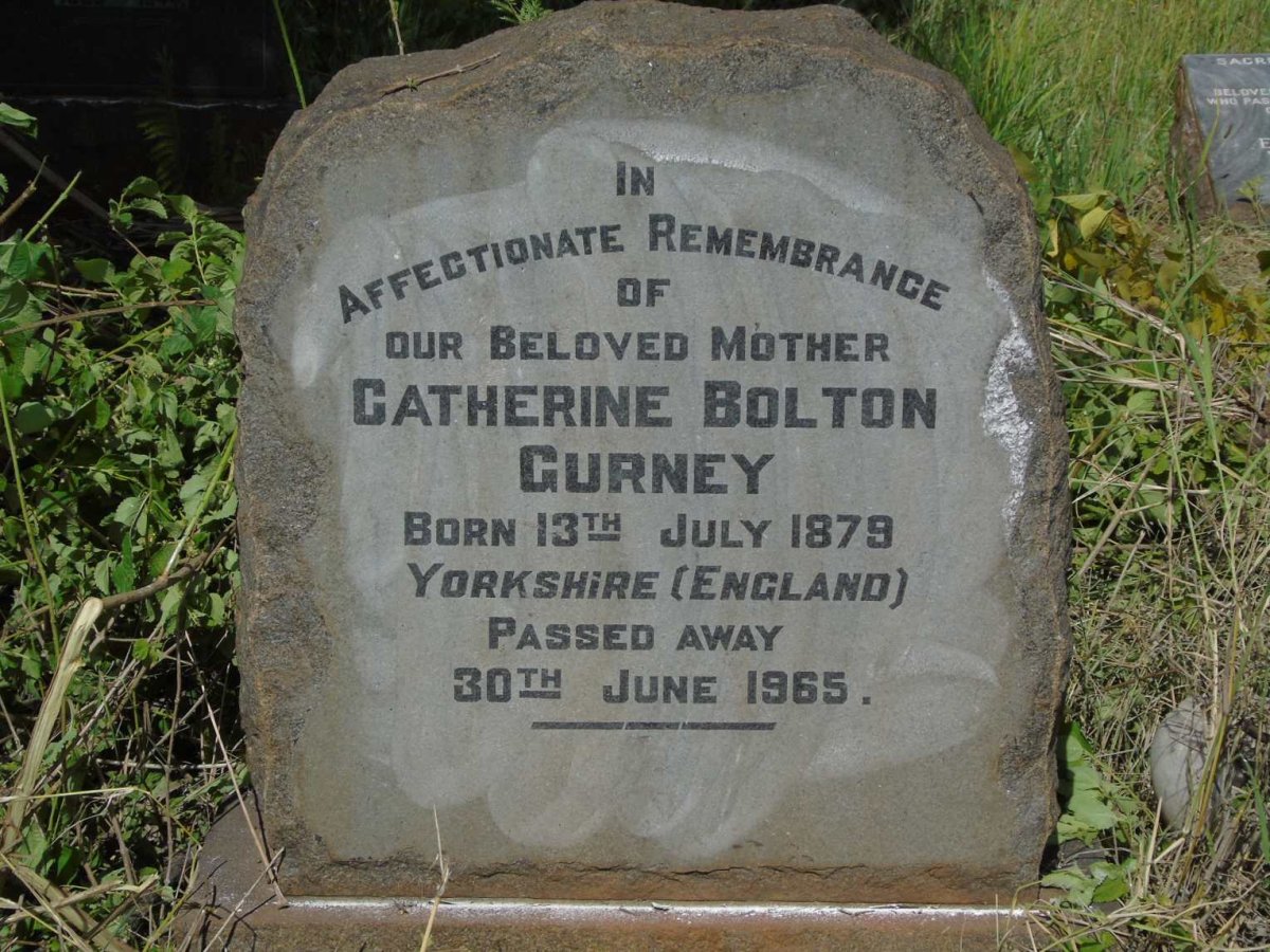 GURNEY Catherine Bolton 1879-1965
