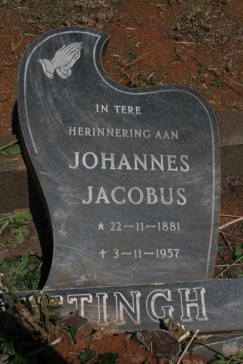 HATTINGH Johannes Jacobus 1881-1957