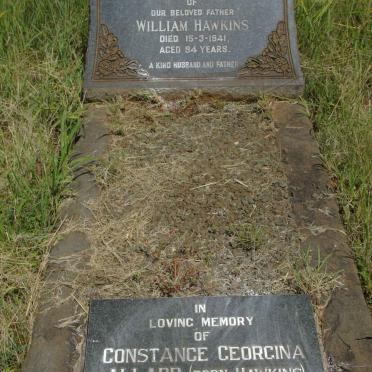 HAWKINS William -1941 :: ALLARD Constance Georgina nee HAWKINS 1888-1980