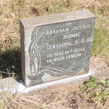 HARMSE Abraham Jacobus 1966-1966