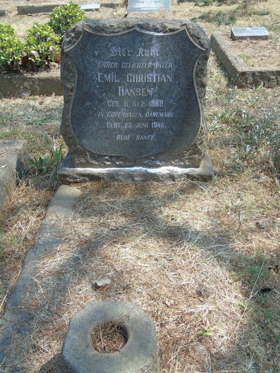 HANSEN Emil Christian 1868-1945