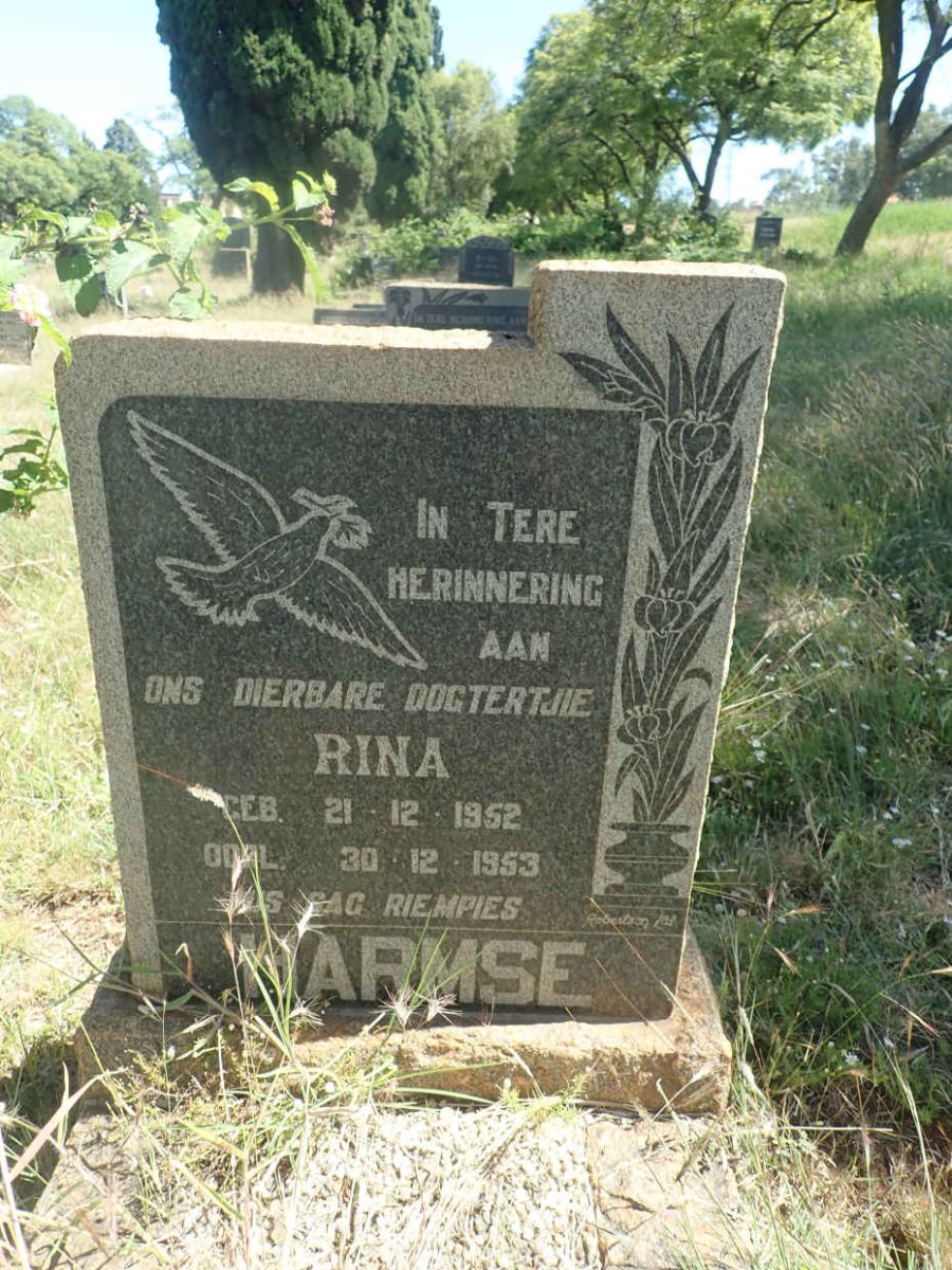 HARMSE Rina 1952-1953