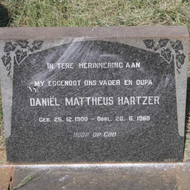 HARTZER Daniel Mattheus 1900-1968