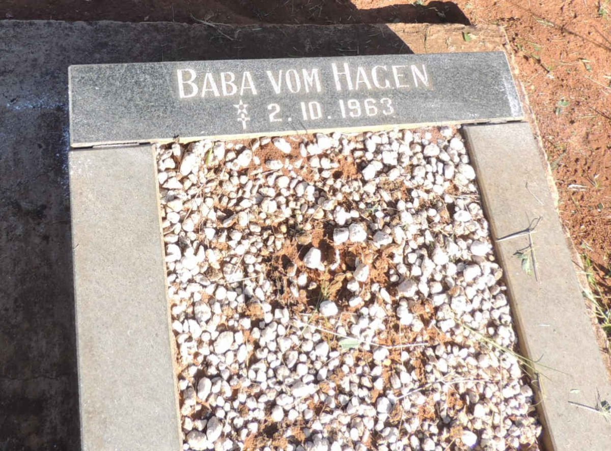 HAGEN Baba, vom 1963-1963