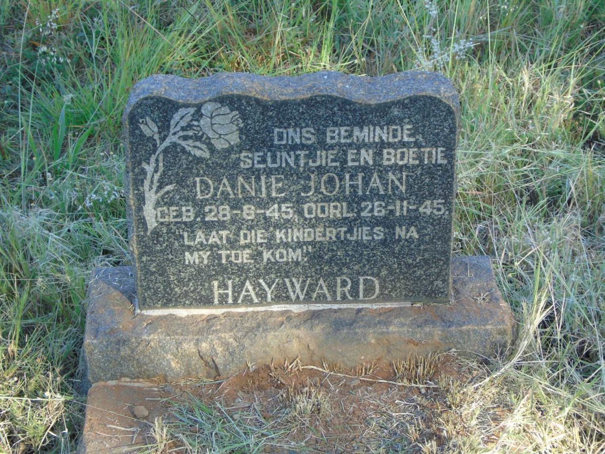 HAYWARD Danie Johan 1945-1945