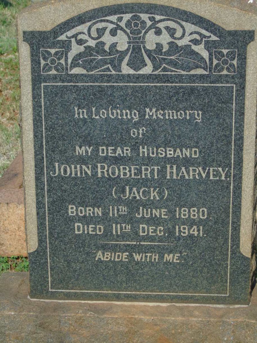 HARVEY John Robert 1880-1941