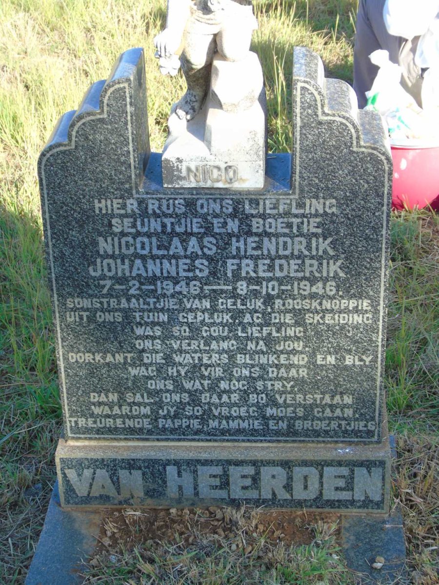 HEERDEN Nicolaas Hendrik Johannes Frederik, van 1946-1946