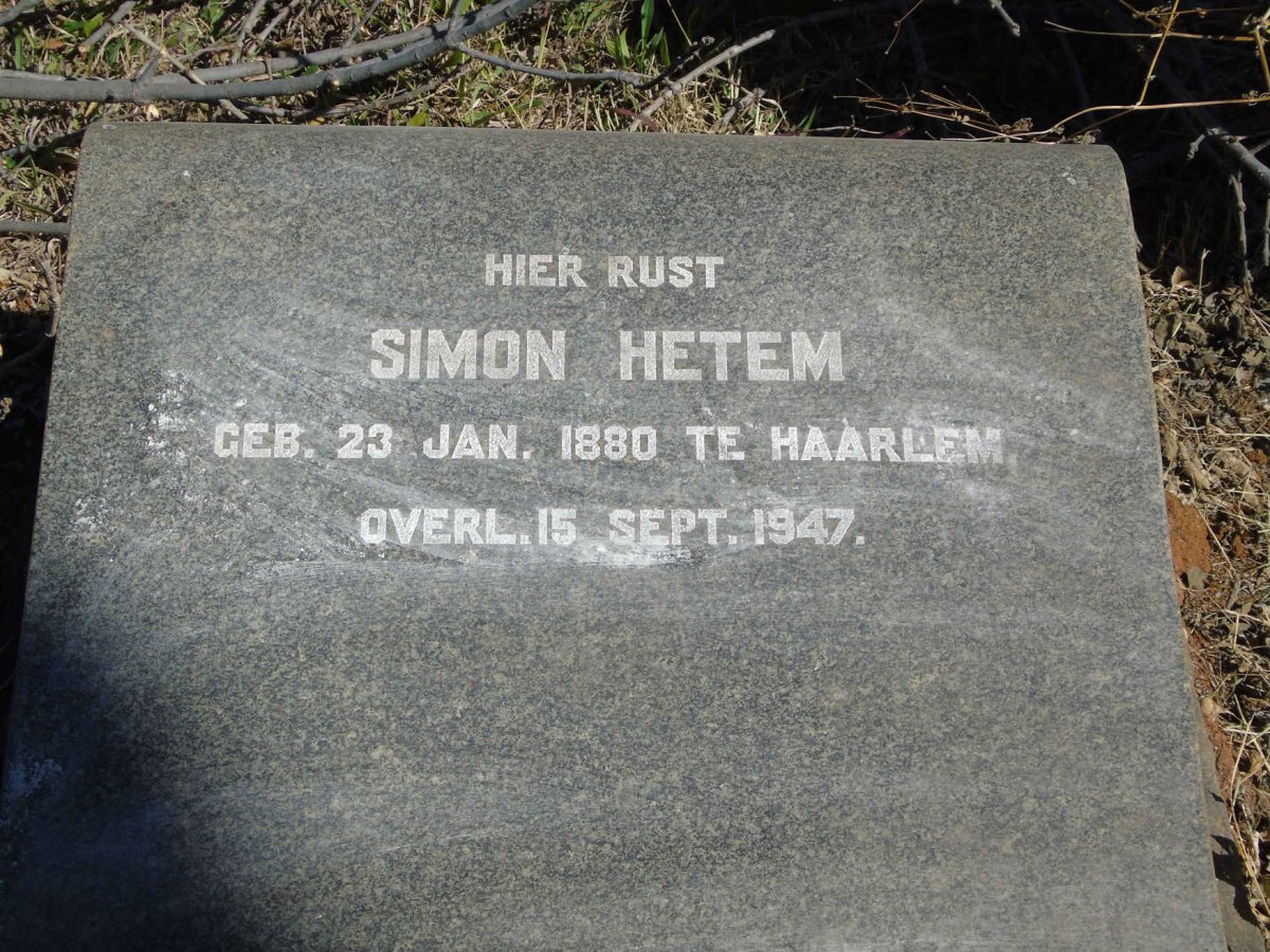 HETEM Simon 1880-1947
