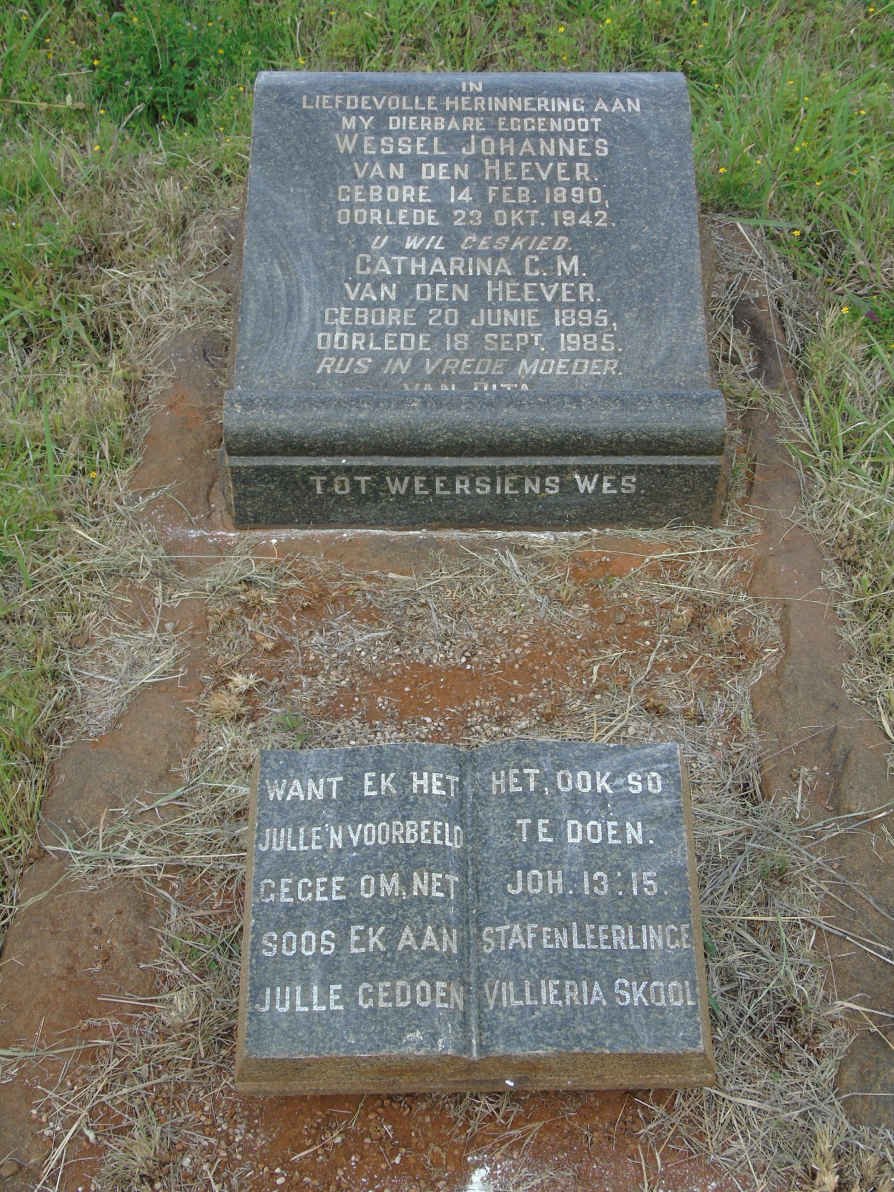 HEEVER Wessel Johannes, van den 1890-1942 &amp; Catharina C.M. 1895-1985