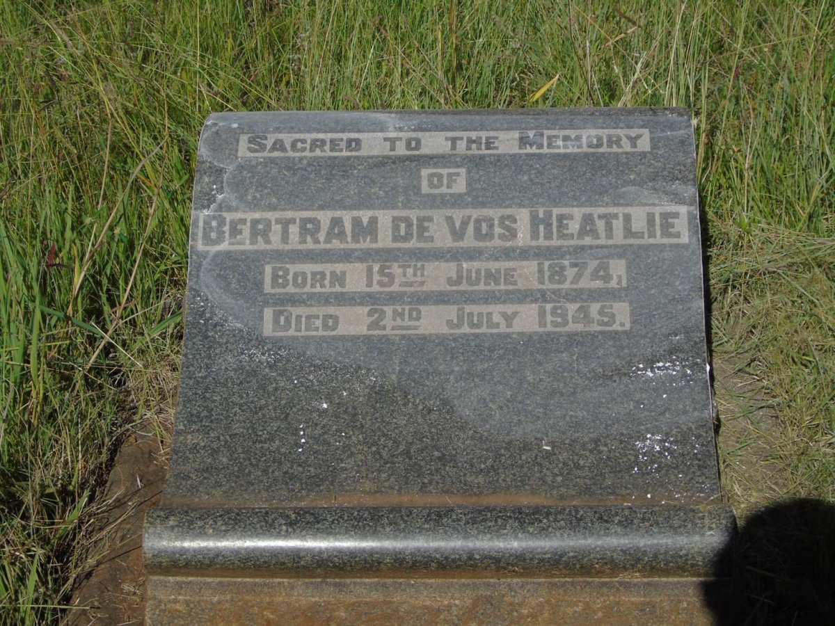 HEATLIE Bertram de Vos 1874-1945