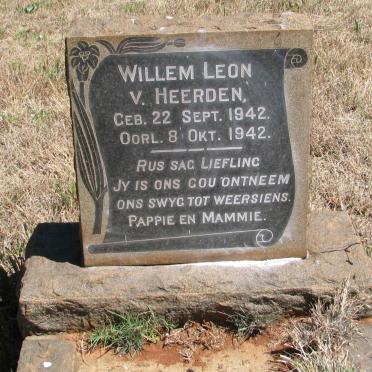 HEERDEN Willem Leon, van 1942-1942
