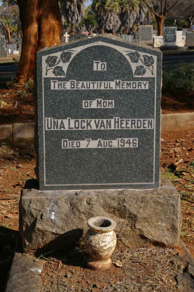 HEERDEN Una Lock, van -1946