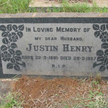 HENRY Justin 1891-1957