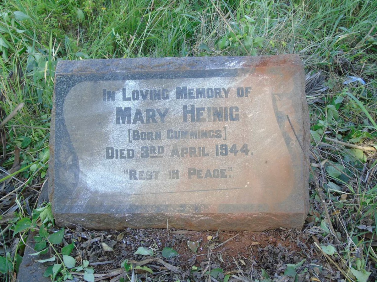 HEINIG Mary nee CUMMINGS -1944
