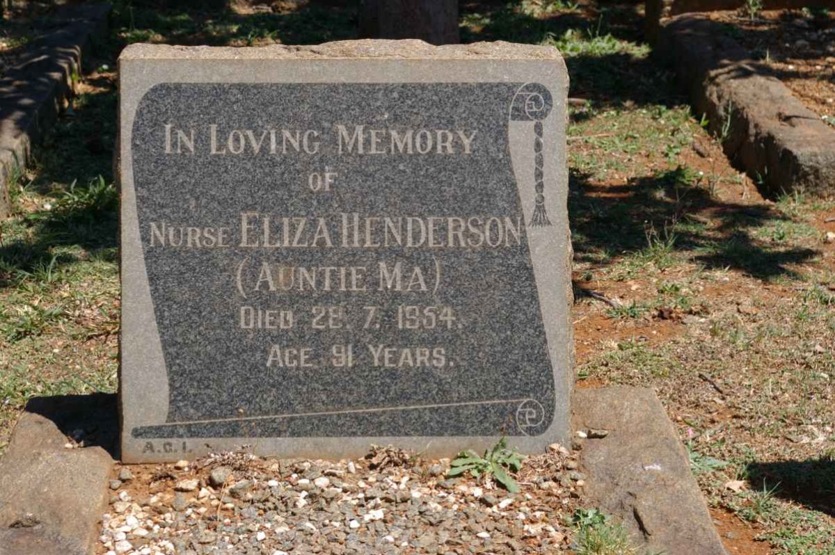 HENDERSON Eliza -1954