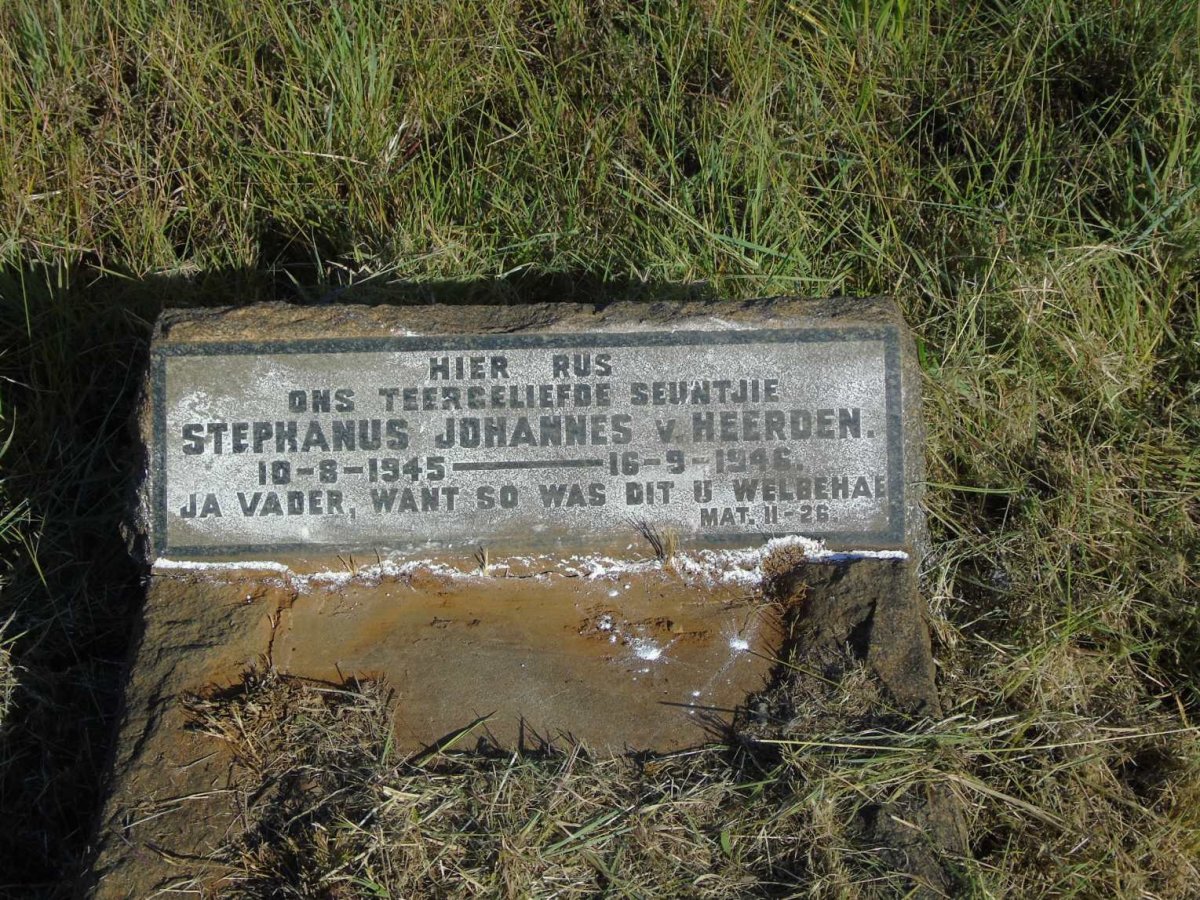 HEERDEN Stephanus Johannes, v. 1945-1946