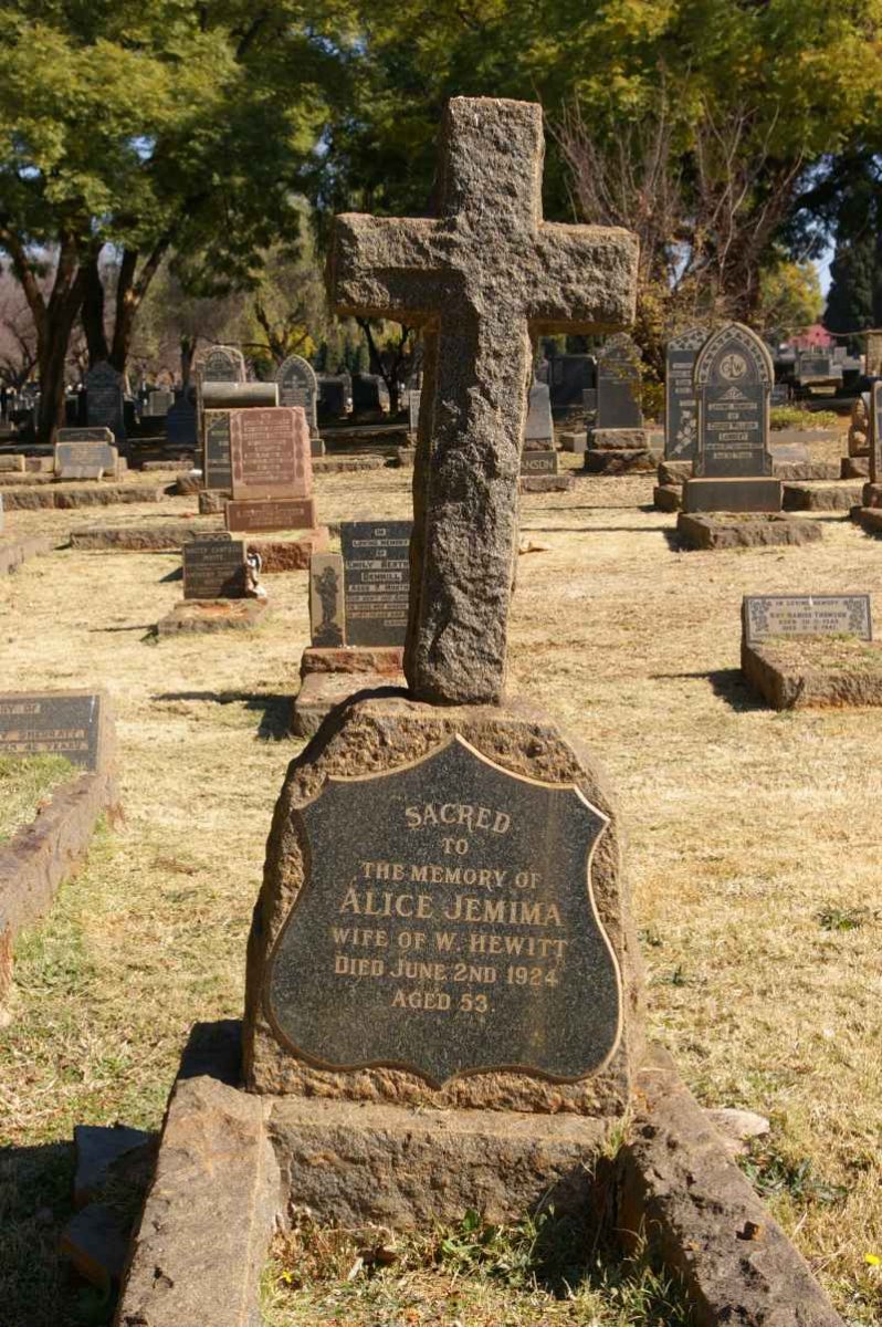 HEWITT Alice Jemima -1924
