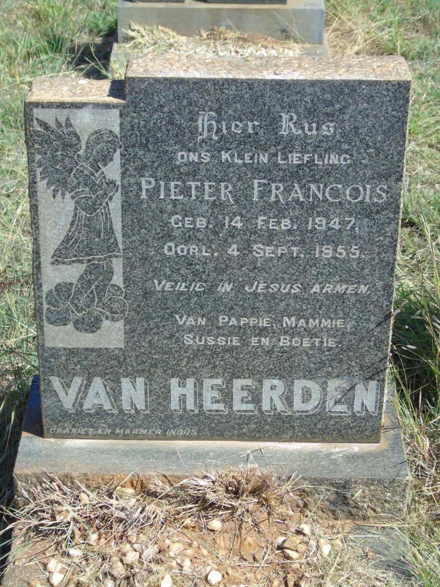 HEERDEN Pieter Francois, van 1947-1955