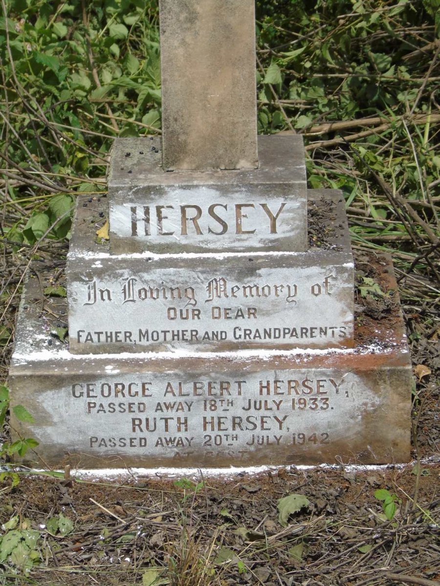 HERSEY George Albert -1933 & Ruth -1942