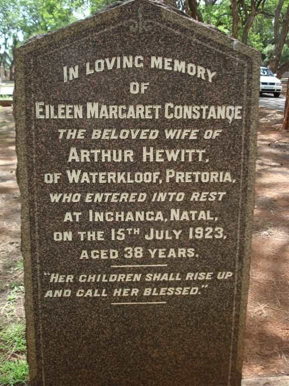 HEWITT Eileen Margaret Constance -1923