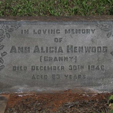 HENWOOD Ann Alicia -1946