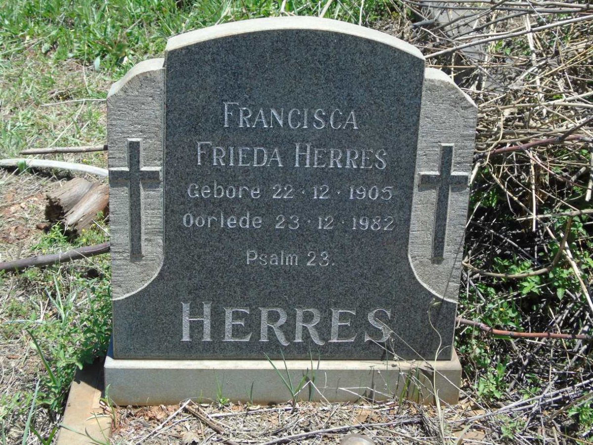 HERRES Francisca Frieda 1905-1982