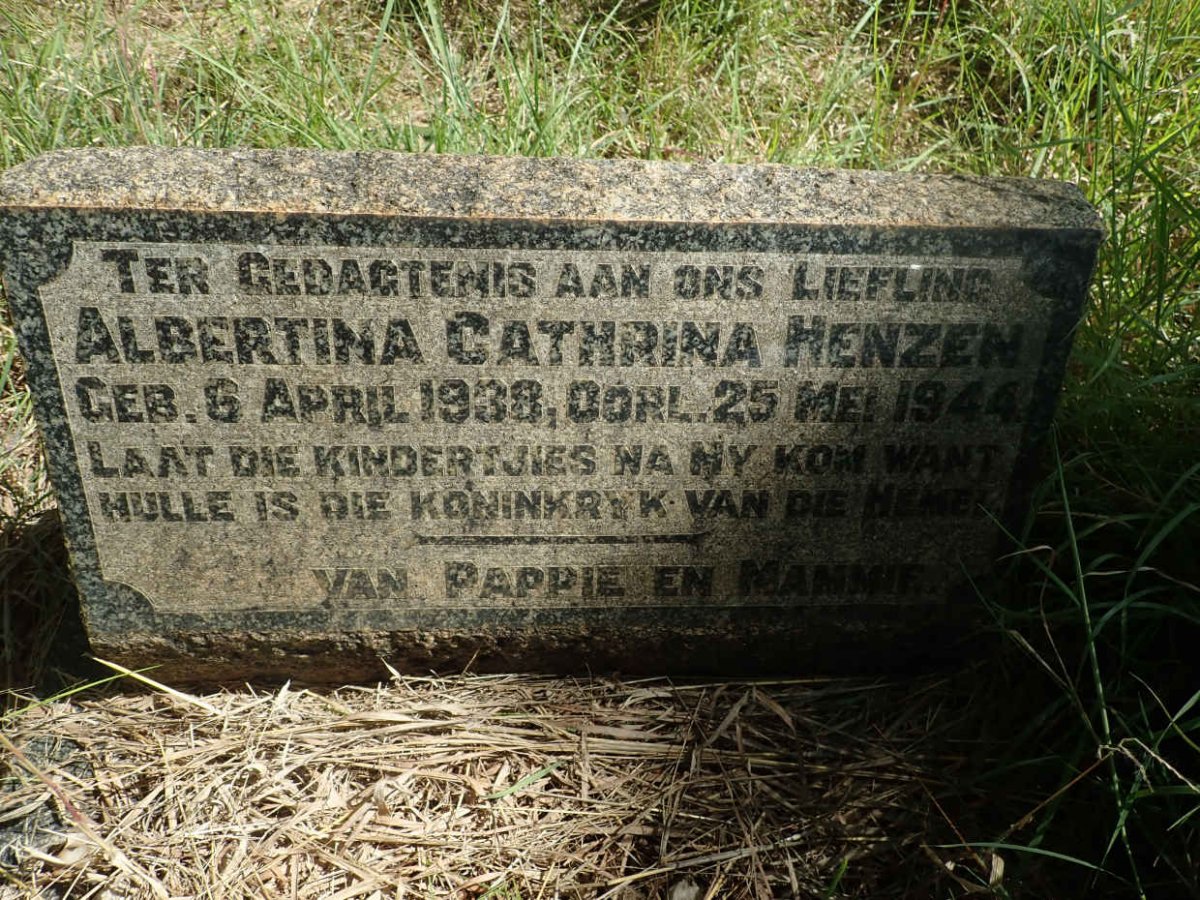 HENZEN Albertina Cathrina 1938-1944