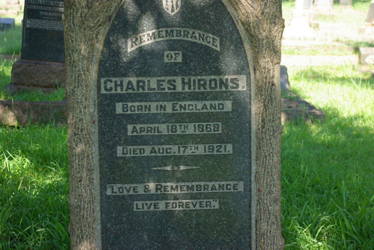HIRONS Charles 1868-1921