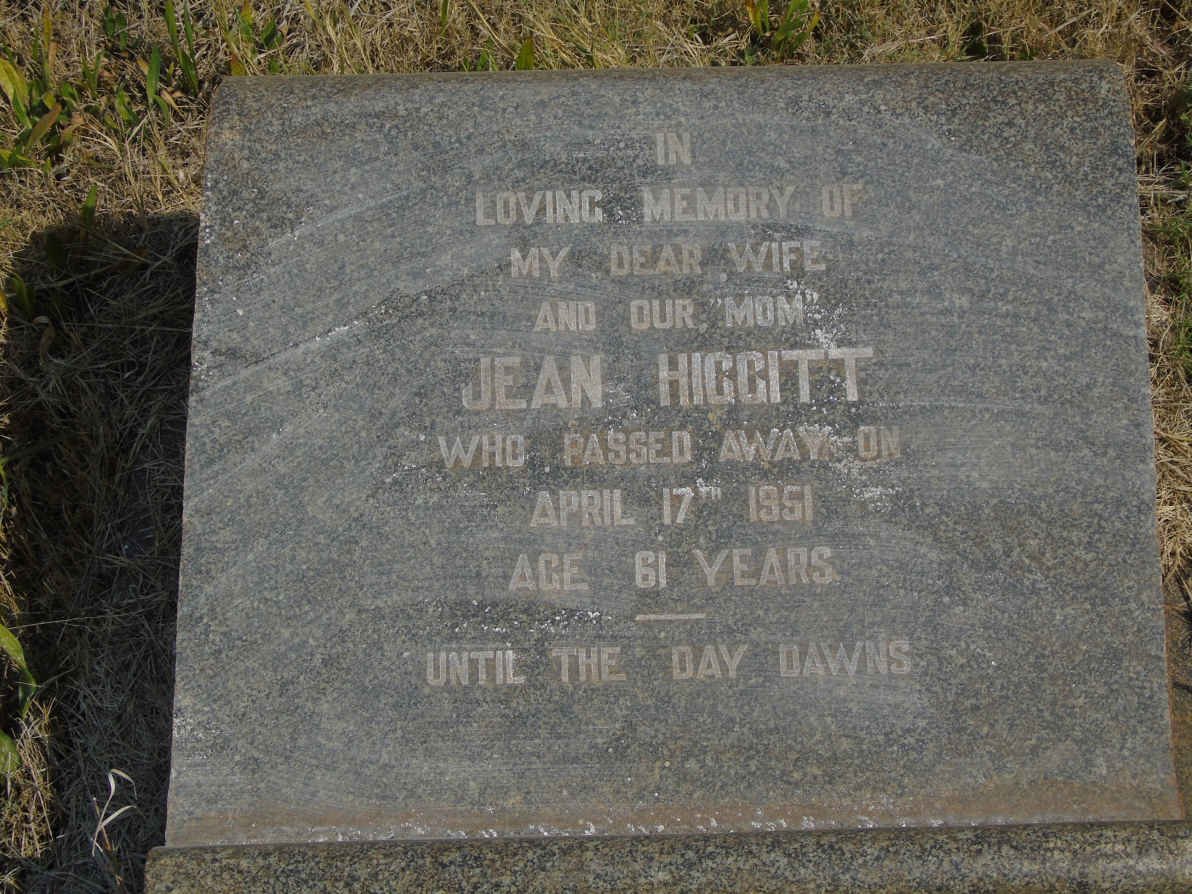 HIGGITT Jean -1951