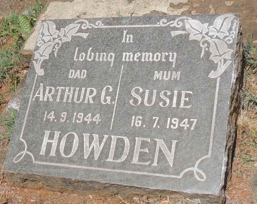 HOWDEN Arthur G. -1944 & Susie -1947