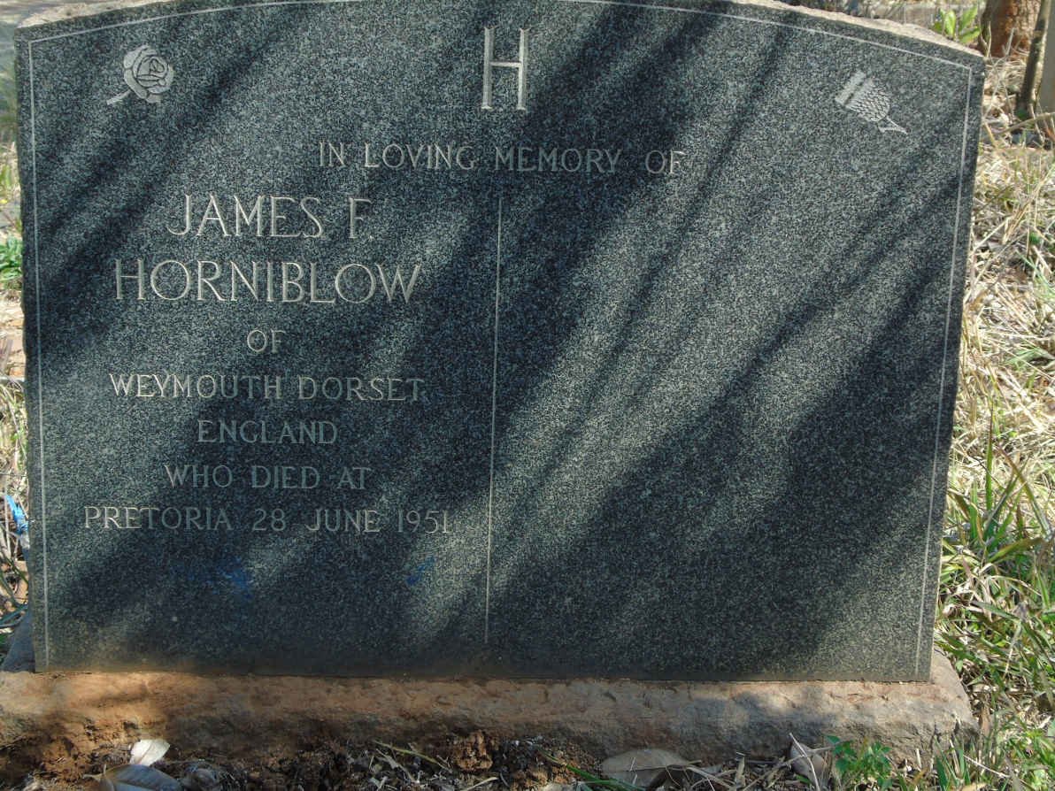 HORNIBLOW James F. -1951