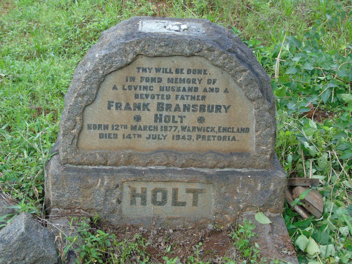 HOLT Frank Bransbury 1877-1943