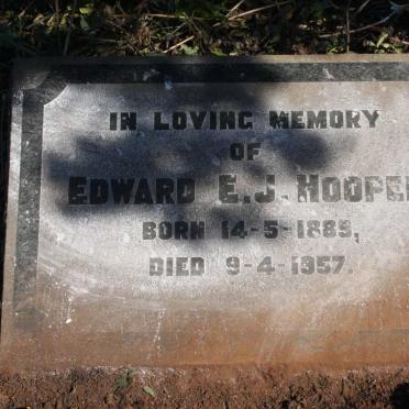 HOOPER Edward E.J. 1889-1957
