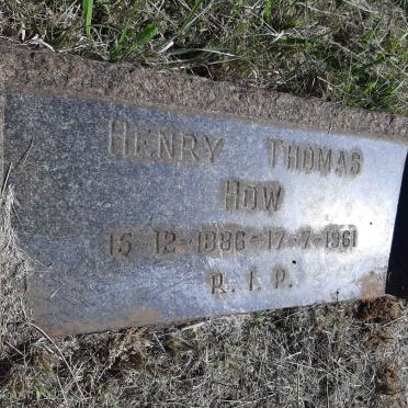 HOW Henry Thomas 1886-1961