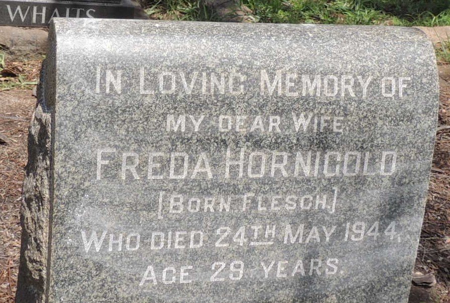 HORNIGOLD Freda nee FLESCH -1944